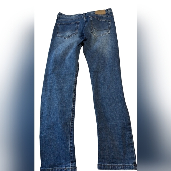 Men's Aeropostale Super Skinny Dark Denim Faded Wash Distressed Size 30 👖🔥 - Picture 3 of 11